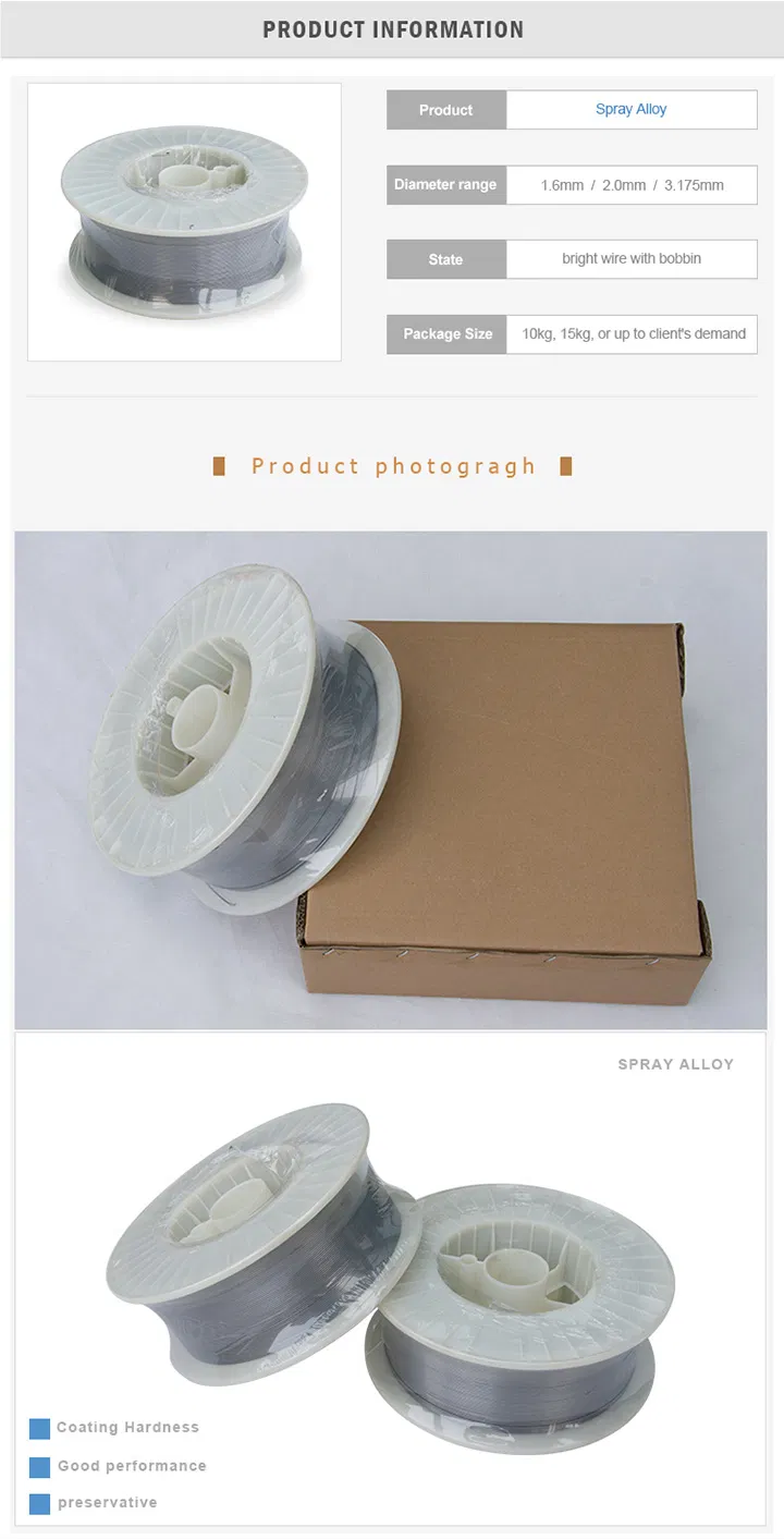 SS420 Solid Wire 3.2mm with Bright Surface and Cold-Drawing Technique for Arc Spray Process