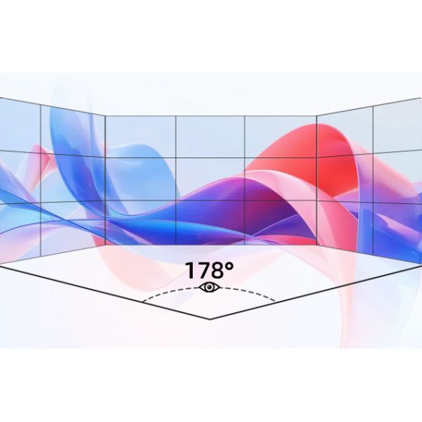 43 Inch 4K UHD Digital Signage Display Commercial Ultra Thin Flush Mount