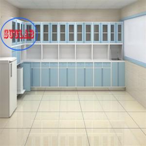 China Stainless Steel / Full Steel Three Section Slider Hospital Disposal Treatment Cabinet Manufacturer for Hospital on sale