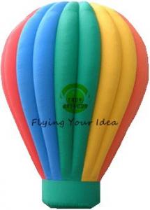 China Customized Color Inflatable Advertising Balloon With Air Balloon Shape For Trade Fair on sale