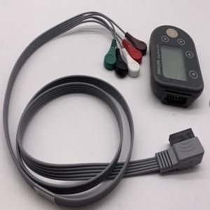 China Reusable Medical ECG Lead Wire , AHA M4725A Plus Holter Cable on sale