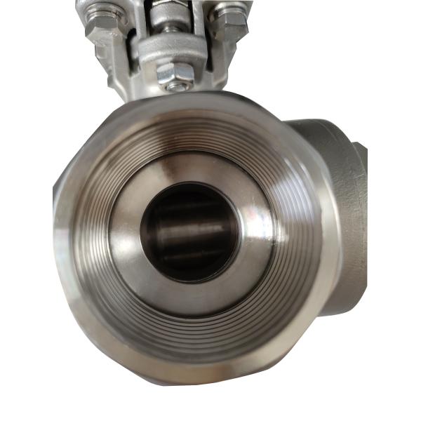 Pneumatic three-way flange Ball Valve For Chemical, Petroleum, Electric Power