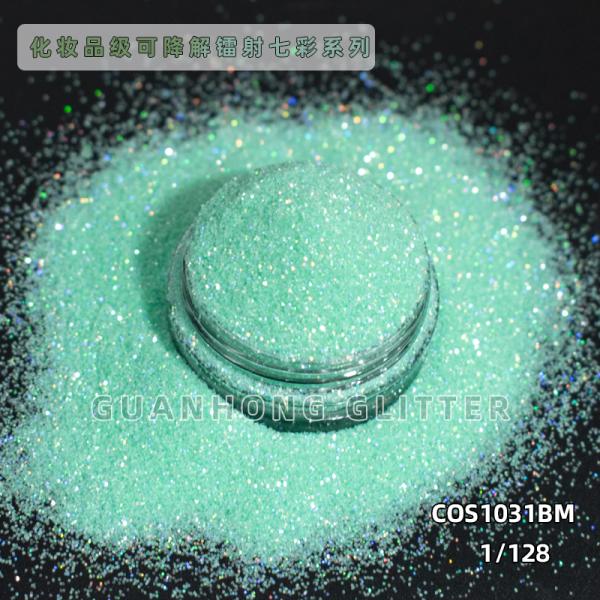 High Flash Holographic Cosmetic Biodegradable Glitter Powder Bulk ODM