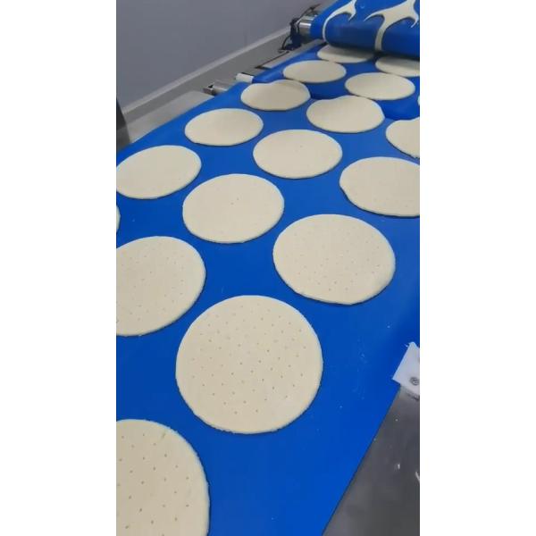 SUS304 Fully Automatic Pizza Making Machine Pizza Crust Bread Forming Equipment