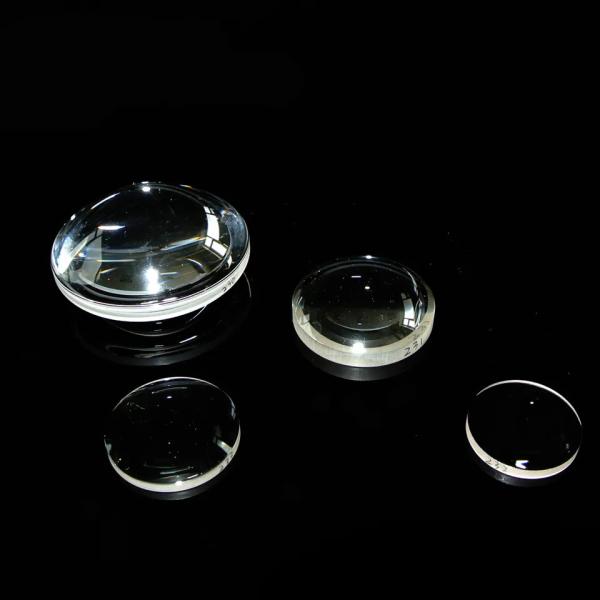 Quartz / Sapphire Material Optical Lenses Double Convex Lens Light Guide Lens
