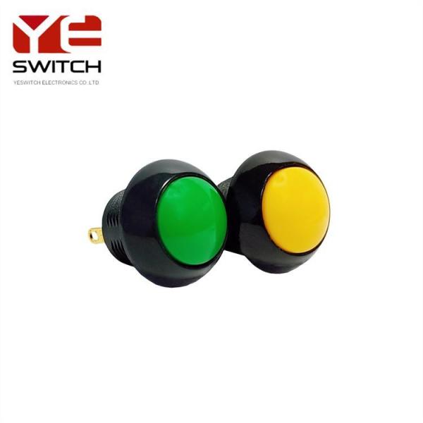 28VDC 5A ABS Automotive Push Button Switch 12mm IP67