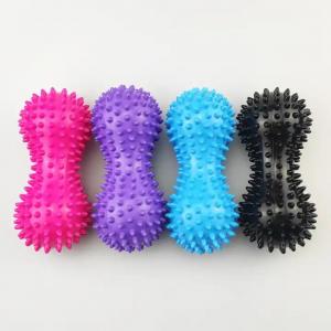 China Peanut Shape Relieve Body Stress PVC Resistant Foot Spiky muscle Massager Point Foot Massage Fitness Sport Yoga Ball on sale