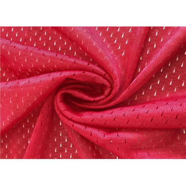 100% Polyester Mesh Jersey Lining Fabric For Sportswear