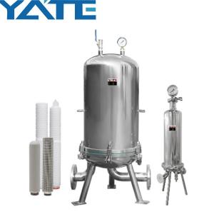 Buy cheap Metal Industrial Water Filter Machine 5 micron filter housing Stainless Steel 304 product