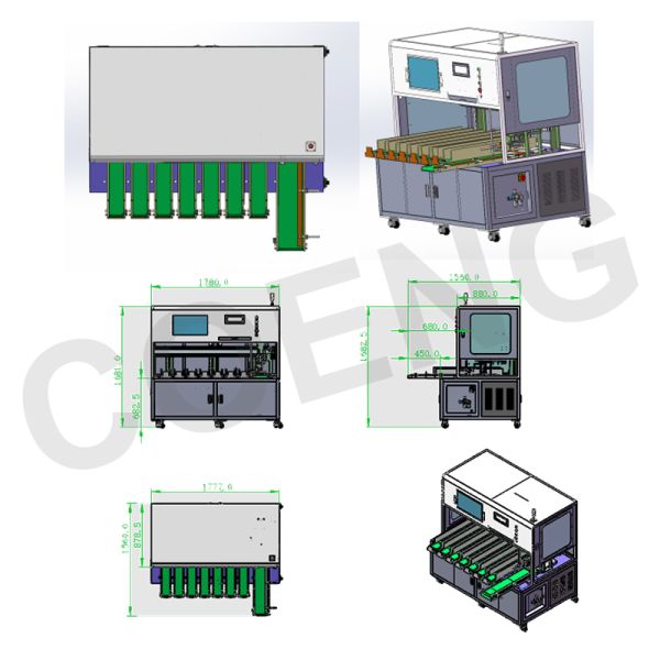 High-Precision 7 Channel Pouch Cell Sorting Machine