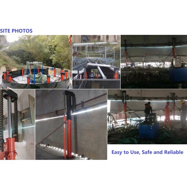 Synchronized Chain Hydraulic Jacking System 12-120t Capacity