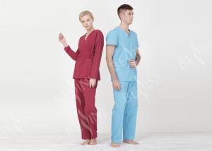 Buy cheap OEM ODM Hospital Nursing Clothes Uniform 100% Cotton SGS Custom Logo product