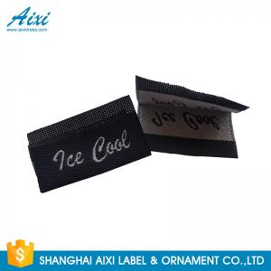 China Silk Screen Care Woven Clothing Labels , Washable Apparel Labels For Garment on sale