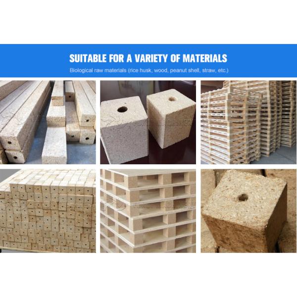 Sawdust Wood Block Making Machine / Block Pallet Machine Four Forming Mould