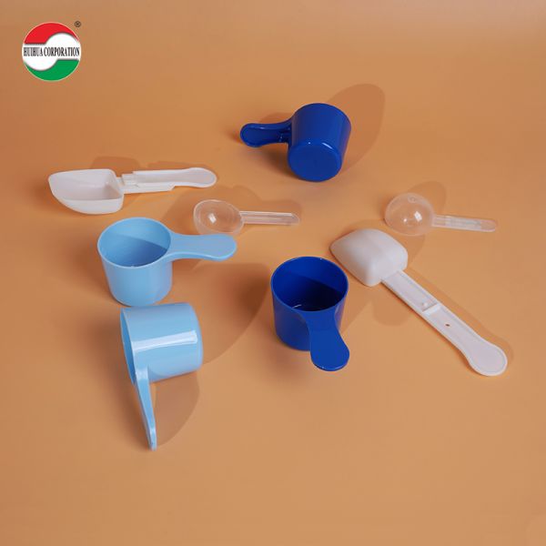Factory Supply Eco-Friendly Protein Powder Scoop Food Grade PP Measuring Spoon Custom Logo White Plastic
