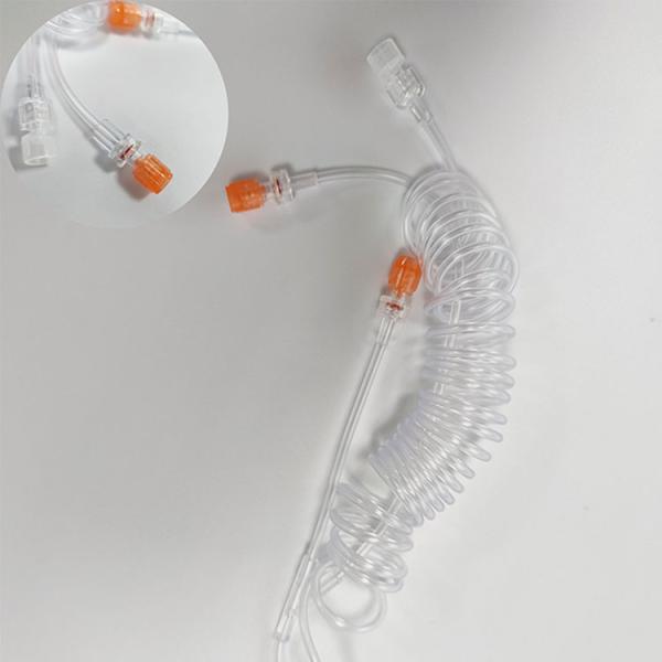 Disposable Sterile CT Injector Syringe High Pressure Angiographic Syringe for Nemoto Sonic Shot