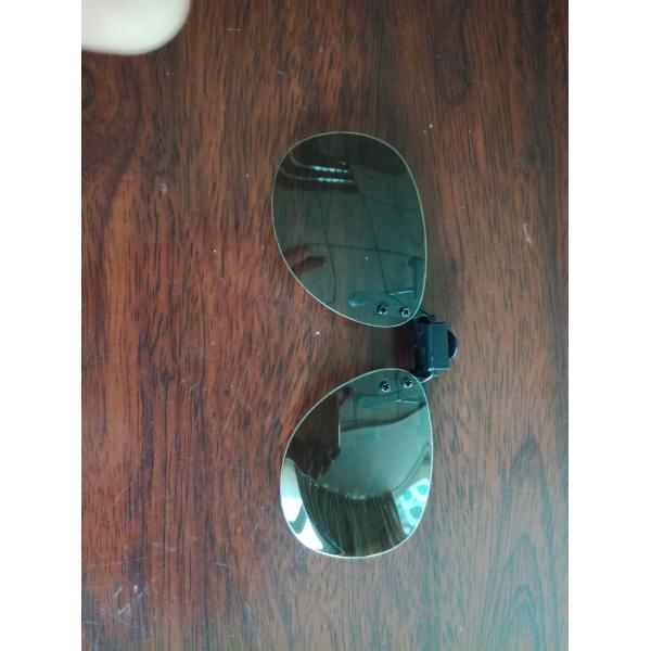 Clip On Plastic Circular Polarized 3D Glasses Scratch Proof For Movies