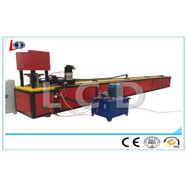 Servo Motor Cnc Punching Machine Hydraulic PLC System Control Optional Hole Sizes