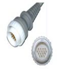 NEC 16 Pin Ecg Snap Connector Cable AHA Cable 5 Leads Compatible For 3M12