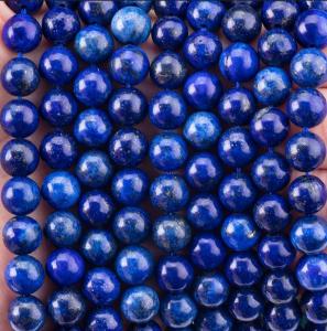 Buy cheap Semi Precious Stone Lapis Lazuli Round Bead Crystal Gemstone Loose Bead Strands for DIY Jewelry Making product