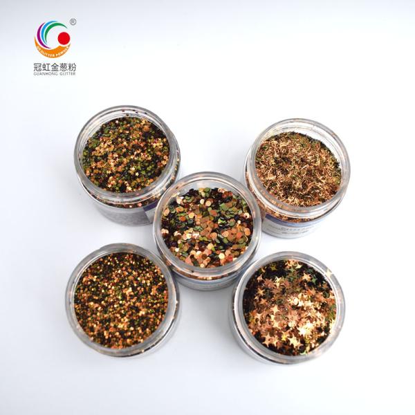 Chunky Round Chameleon Glitter Mix Loose Cosmetic Glitter Bulk 1mm 2mm 3mm