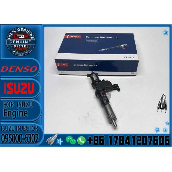 Hot Sell Fuel Injector Common Rail Fuel Injector 095000-6302 0950006302 1-15300436-2