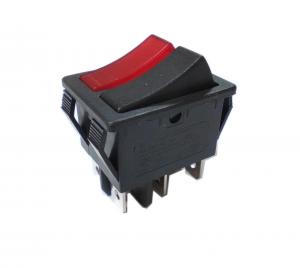 Buy cheap Factotry Light Country R5-16 Double Row Rocker Switch, 32*25mm, Red and Black colors, 20A 125V product