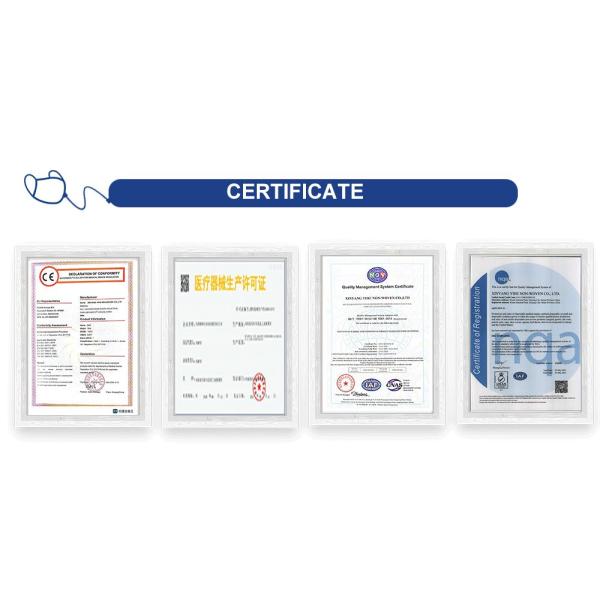 Disposable Hair Cover PP Non Woven Fabric Bouffant Cap For Food Industry
