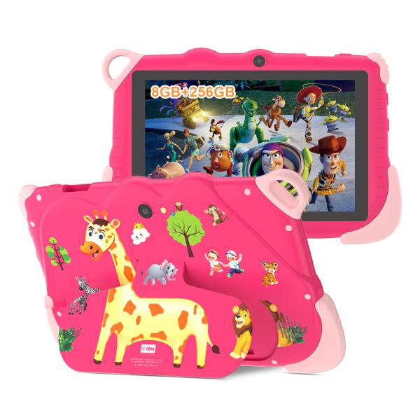 C Idea 7 Inch Android 15 Educational Smart Tablet For Students CM78 pink