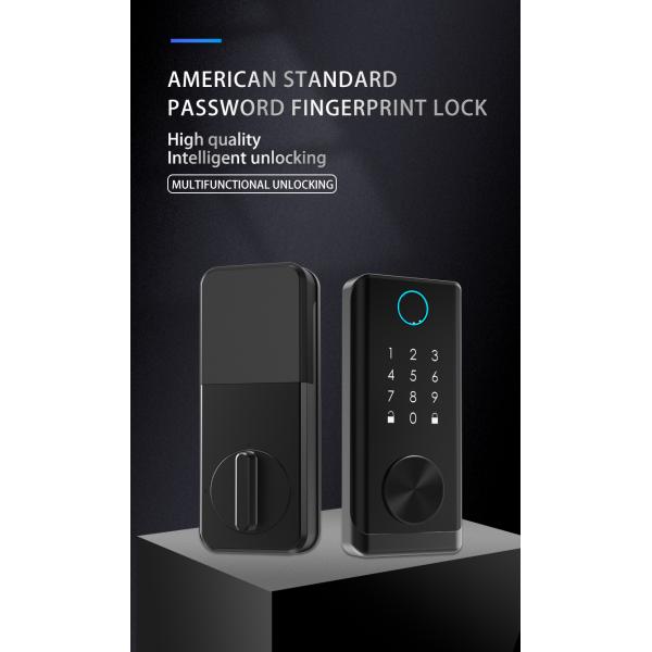 Biometric Fingerprint Door Lock Capacitive Sensor Smart Keyless BLE APP Lock