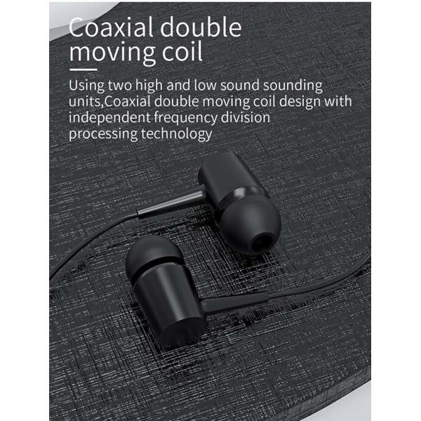 Noise Reduction 3.5mm E01 Wired Earphone With Microphone