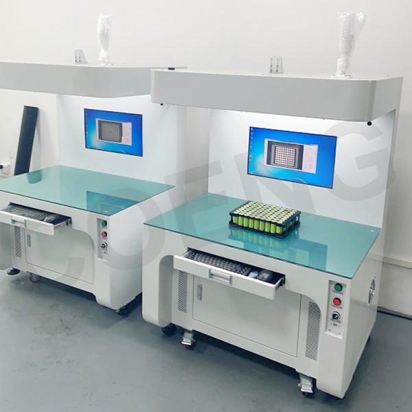 CCD Positive And Negative Pole Visual Inspection Tester For Cylindrical Battery Pack Assembly Line