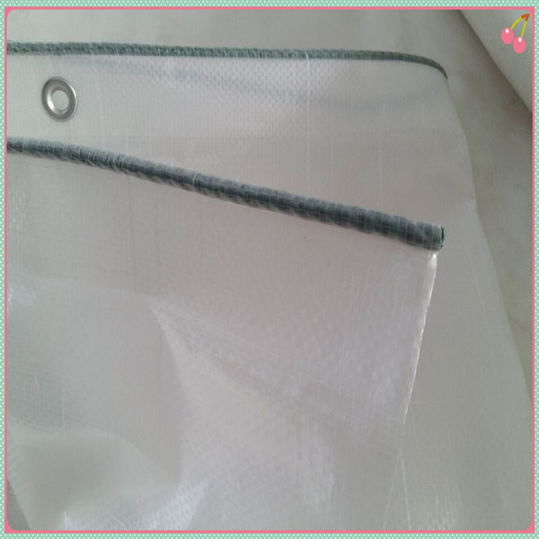 Clear plastic tarpaulin,clear mesh fabric tarpaulin