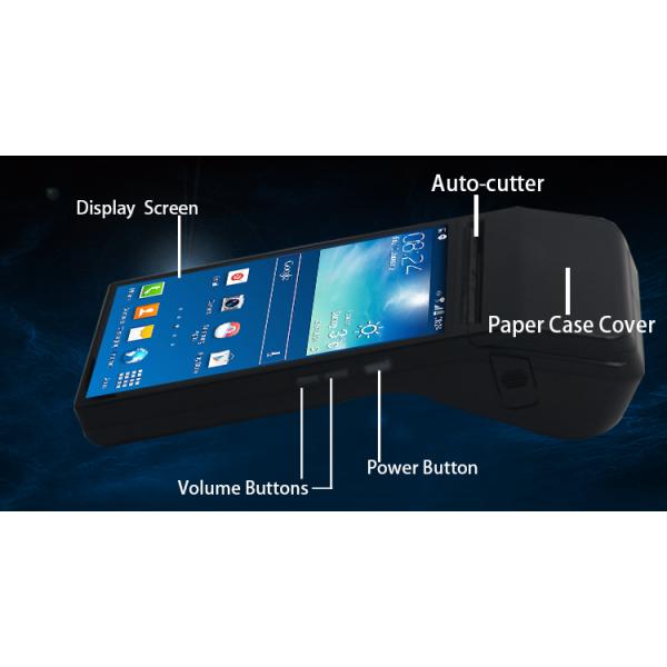 Android 6.0 8G EMMC Mini Touch Screen Handheld Regular Pos Machine with 80mm Thermal Printer