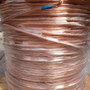 China Ccs Copper Clad Steel Ground Wire Copper Clad Steel Cable Conductivity 20% on sale