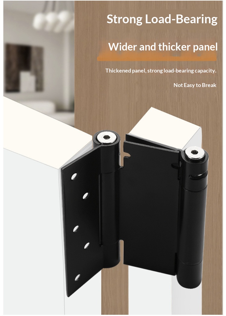 Stainless Steel Double-Opening Single-Opening Spring Hinges Internal External Two-Way Free-Closing Door Closers Automatic Doors