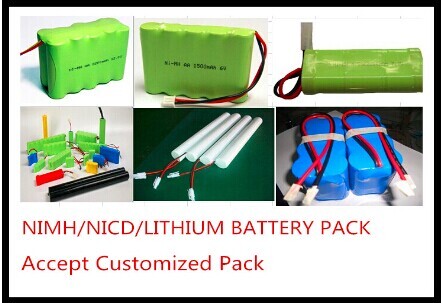 High Power Nicad Sub C NiCd Rechargeable Batteries 1.2V 1800mAh