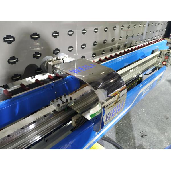 Auto Insulating Glass Sealing Machine , Silicone Spreading Double Glazing Machinery