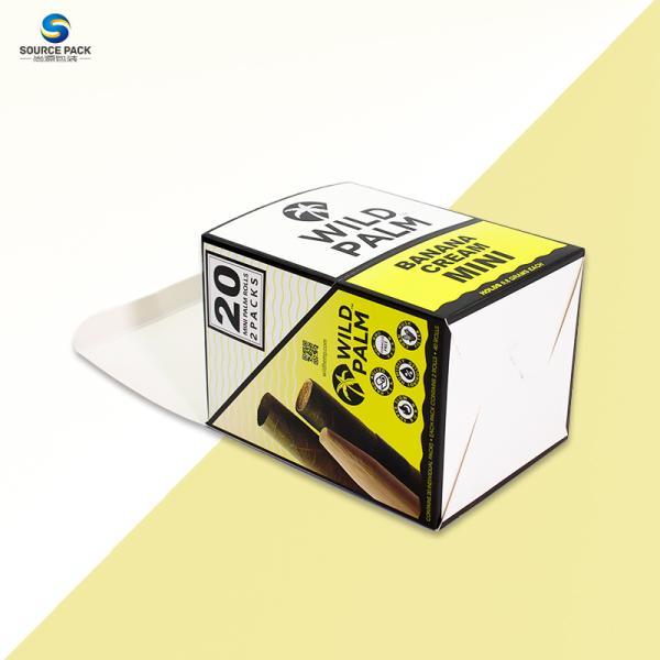 Counter Top Cigar Cardboard Packaging Boxes Customized