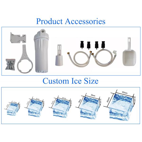 High Output 1 ton Ice Cube Maker for Large-Scale Ice Production in Restaurants