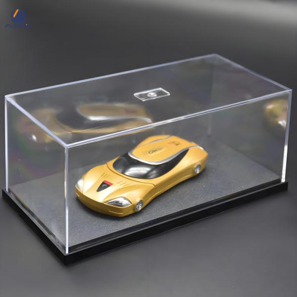 OEM Acrylic Model Display Box Scratch Resistant For Personal Collection Display