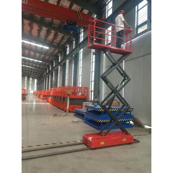 Battery Powered Self Propelled Elevating Work Platforms 300kg / 1000kg Load Capacity