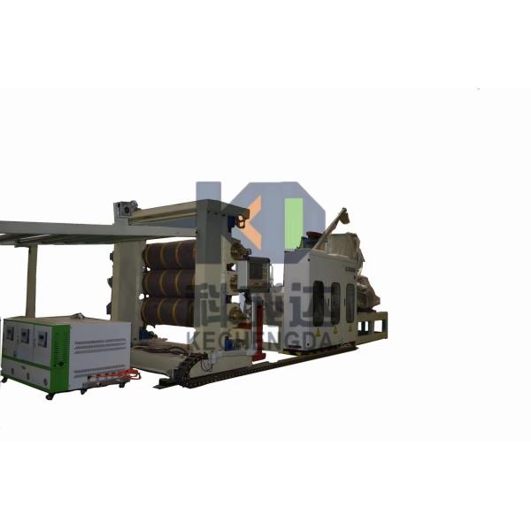Plastic PP Hollow Sheet Extrusion Machine Single Screw