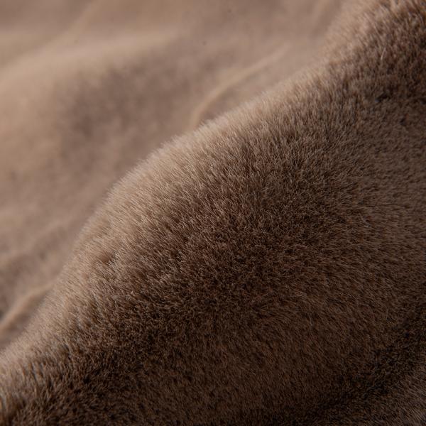 Home Textile Garments 58/60" Width Knitted Rabbit Fur Fabric with Drawn Needle