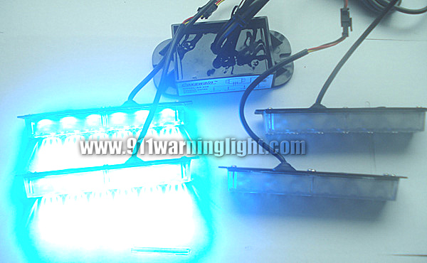 (SA-628) 4X6 LED Grill light, 24pcs 1W LEDs, 12VDC, Waterproof