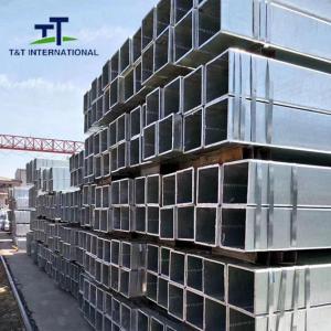 Buy cheap 1020 Galvanized Steel Square Tubing Uniformed Structure ERW Technique product