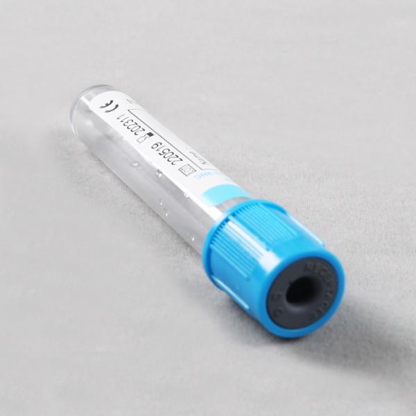 Blue Vacuum Blood Collection Tube PET Glass CE ISO Blue Micro Vacuum Blood Collection Tube PET CE ISO Blood Sample Tube