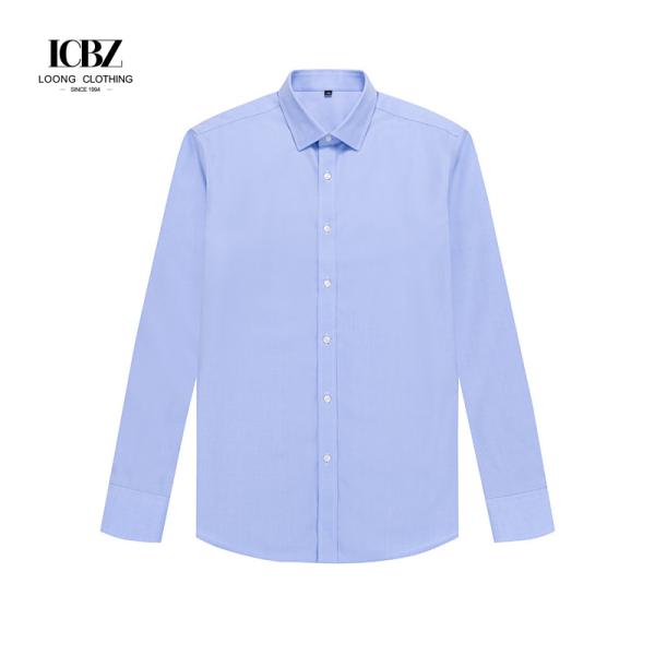 Men's Dress Shirt Spanish Style 100% Cotton DP Ready-made No Ironing Needed Custom Fit