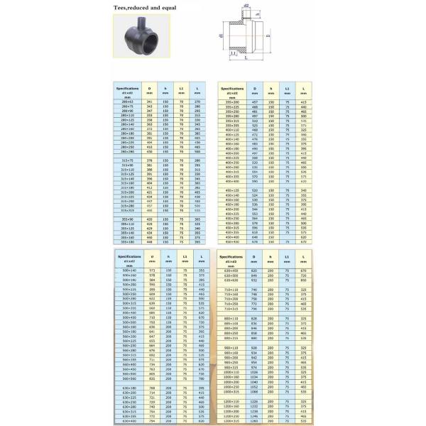 Reducing tee (machined)