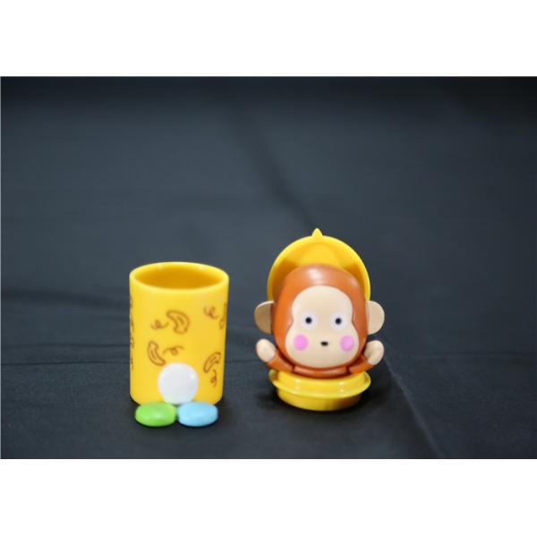 Candy Container Plastic Monkey Figurines , Plastic Monkey Toy Small Size